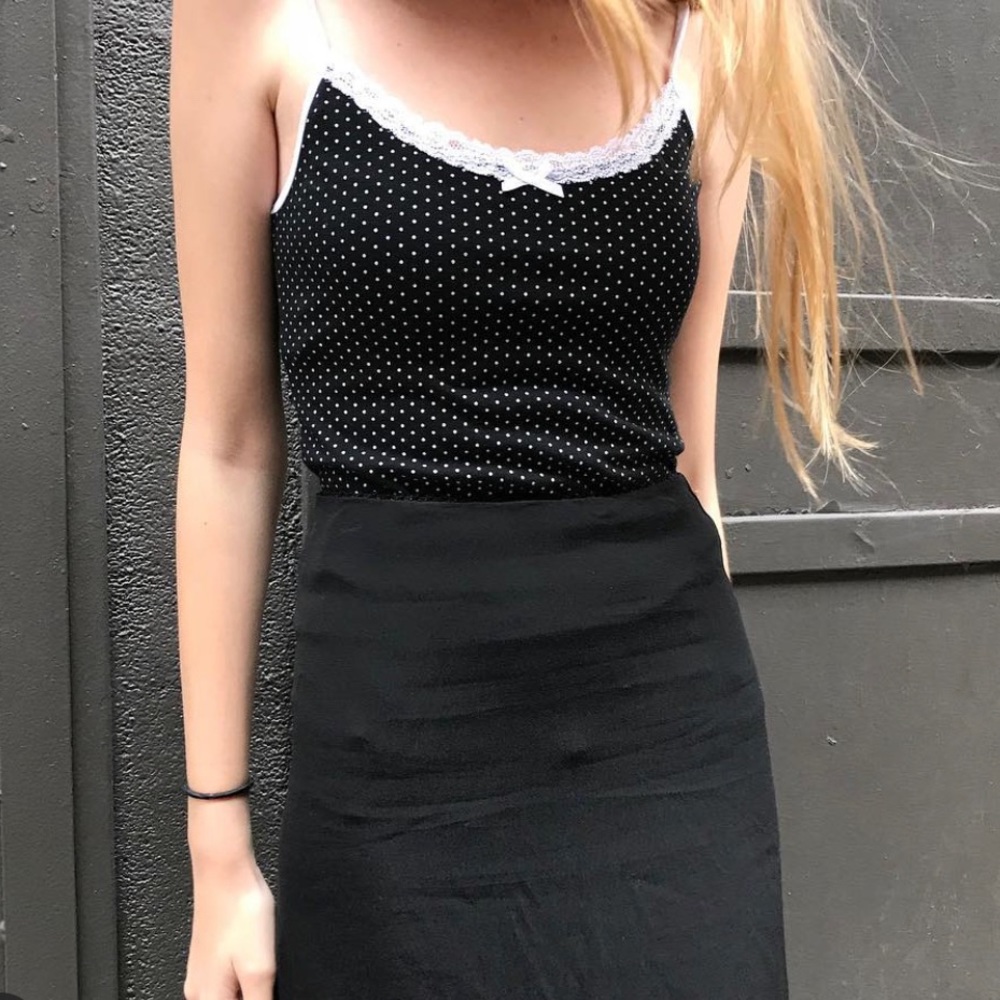 Black midi brandy Melville skirt